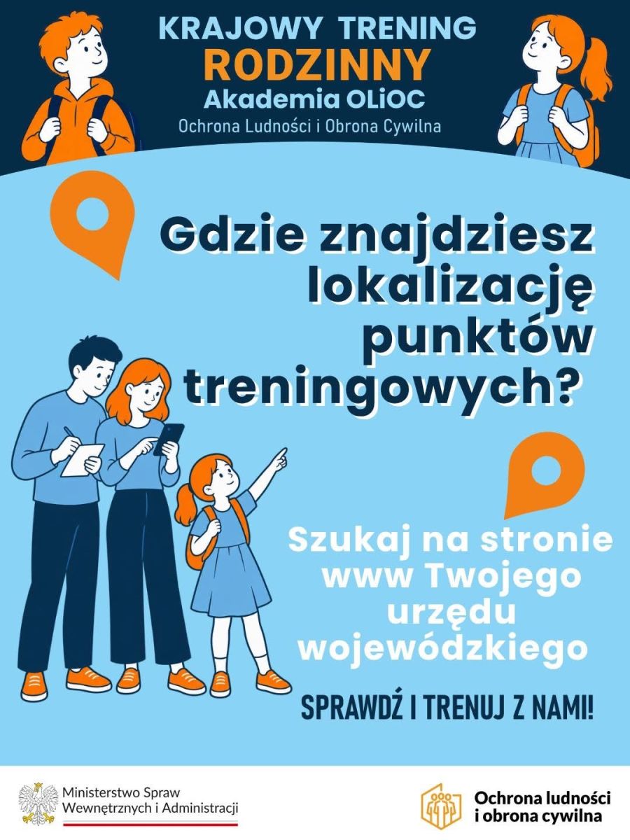 aktualność: Rzeszów zaprasza na rodzinny trening bezpieczeństwa. W sobotę otworzy dla mieszkańców osiem punktów OLiOC w rzeszowskich szkołach